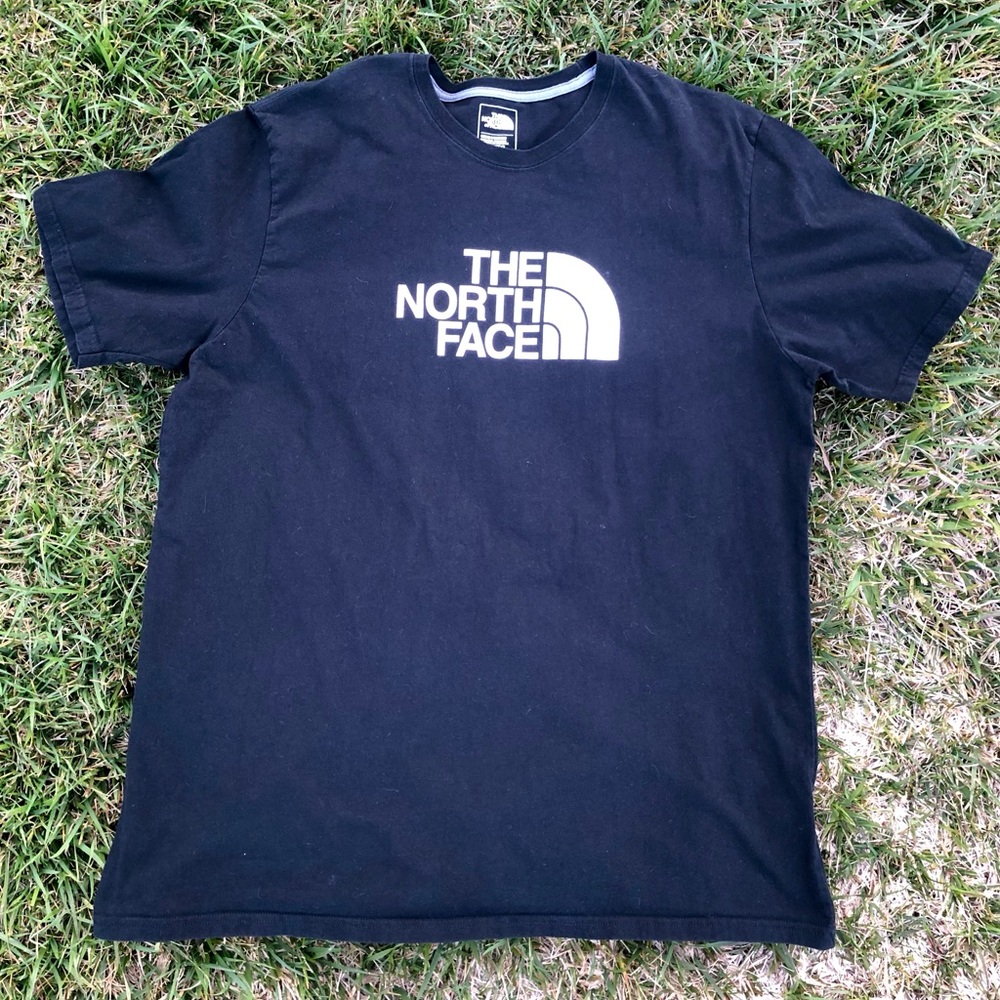 The North Face Black T-Shirt with Bold White Logo